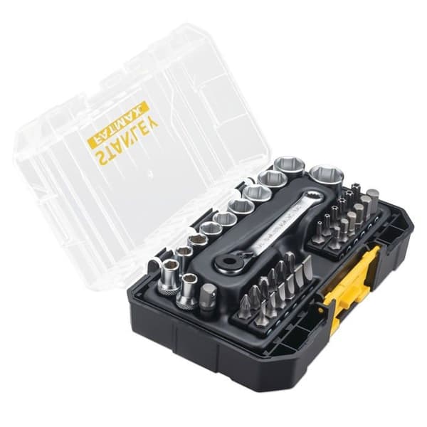 STAKBOX S 1/4'' box set med 37 delar - STANLEY - FMMT19101-0