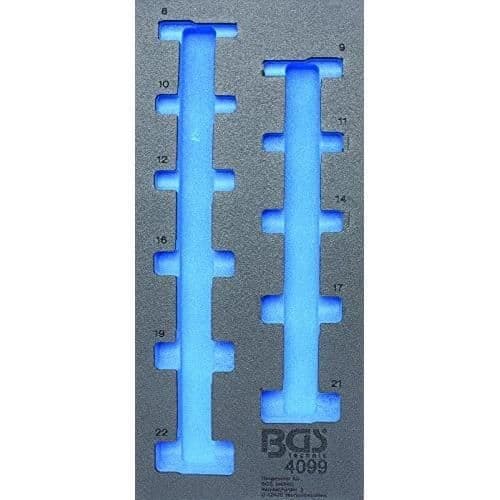 Vagnmattor - BGS - 4099-1 - Tom - 1 svart del - För hylsor 10 (3/8)