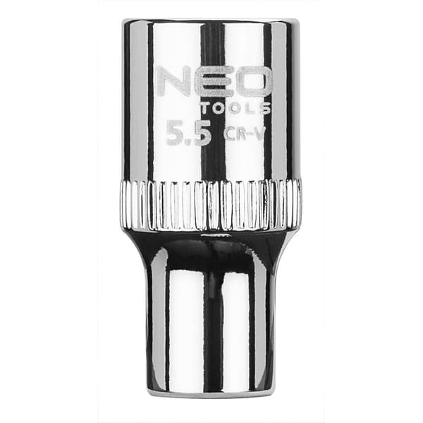 1/4" sexkantshylsa, 5,5 mm, superlock