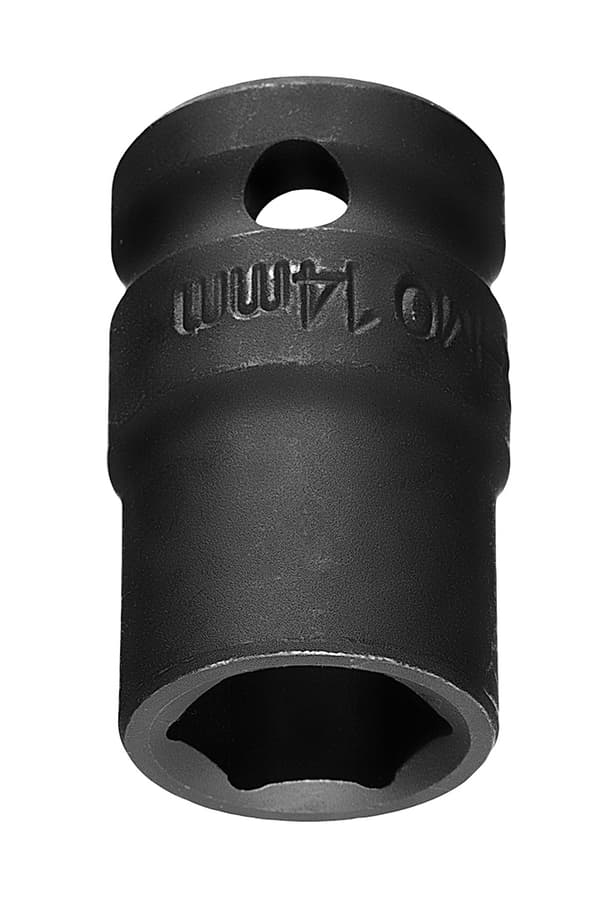 1/2" stødfatning, 14 x 38 mm, Cr-Mo