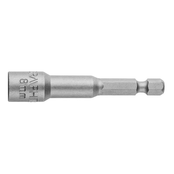 Magnetfatning 8 x 65 mm, 1/4" skaft