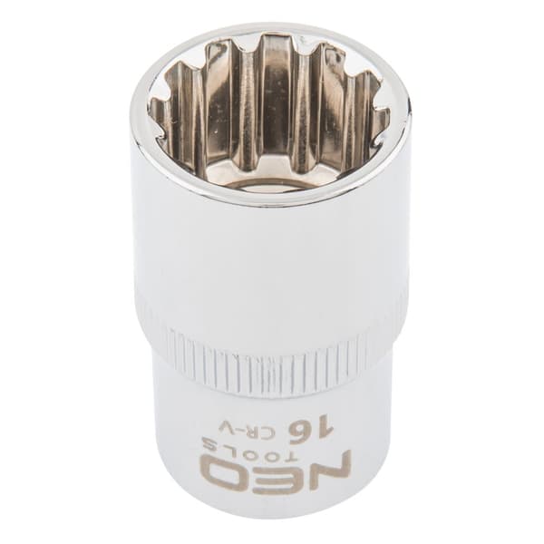 Spline fatning 1/2", 16mm