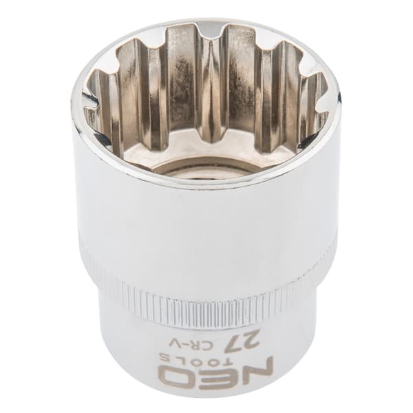 Spline fatning 1/2", 27mm