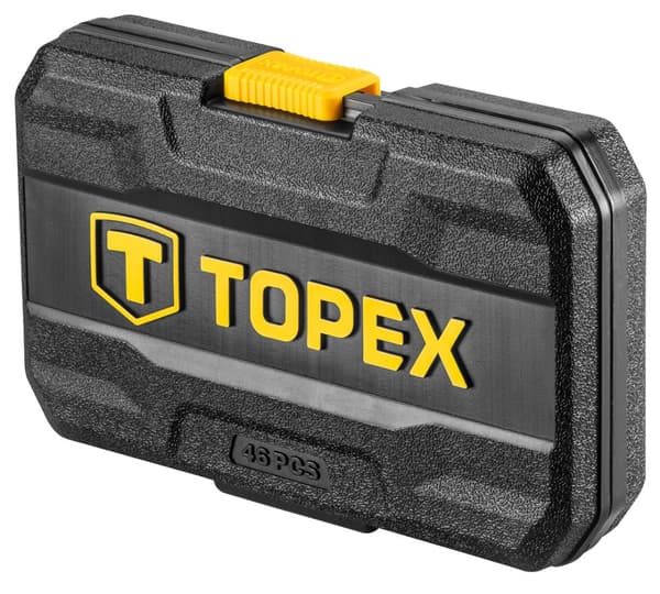 Topnøgler 1/4", sæt med 46 stk