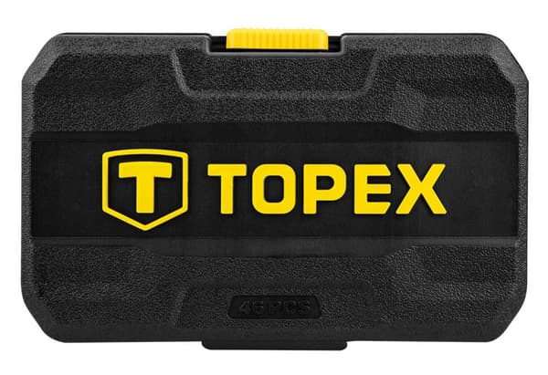 Topnøgler 1/4", sæt med 46 stk