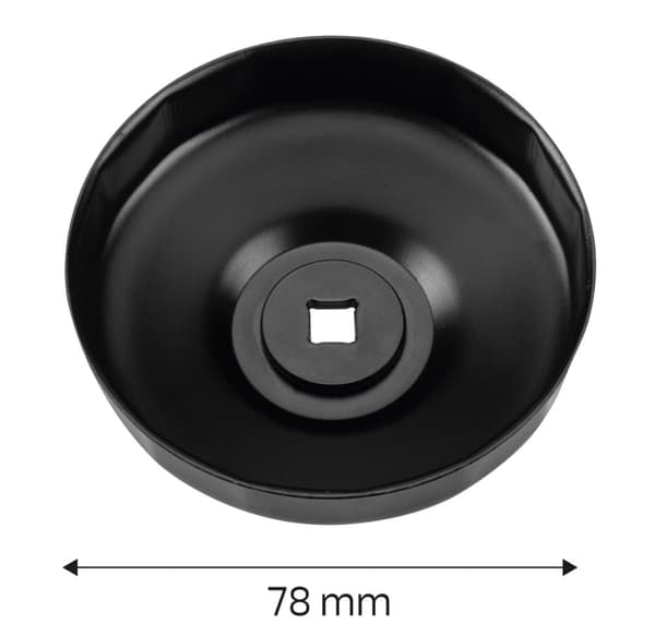 Oliefilter fatning 78 mm, 15 vinkel