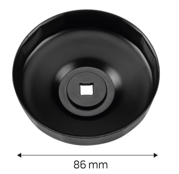 Oliefilter fatning 86 mm, 16 vinkel