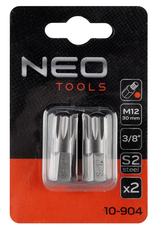 Splinespets M12 x 30 mm, S2 x 2 st.