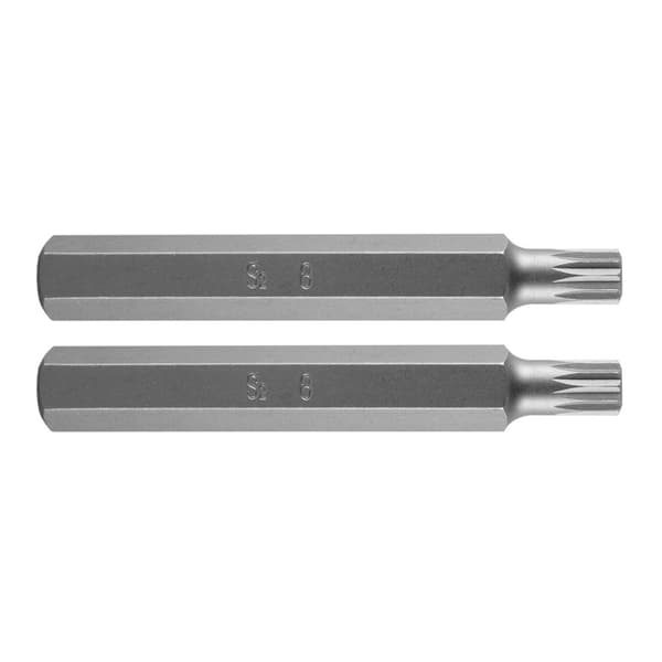 Splinespids M8 x 75 mm, S2 x 2 stk.