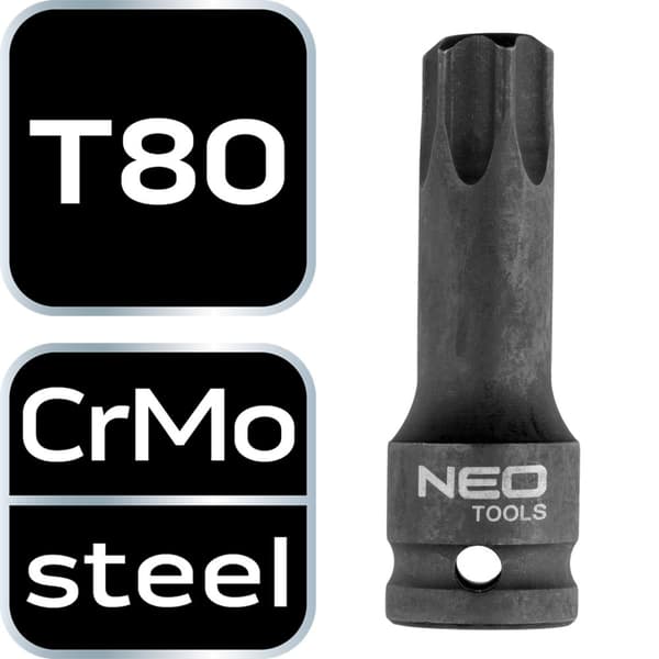 T80 stødfatning, 1/2"