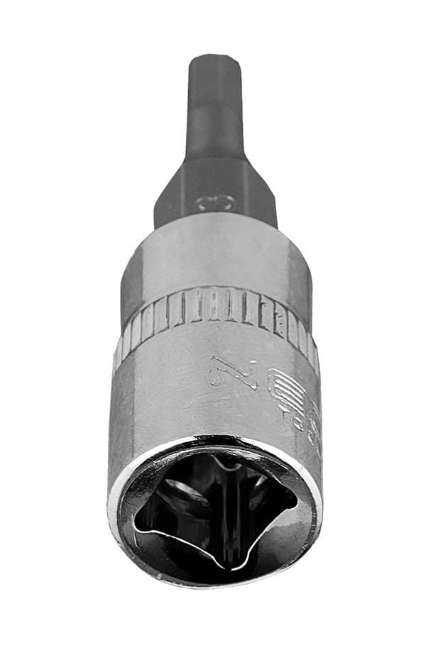 H3 sekskantet bit på 1/4" fatning, kort, 37 mm