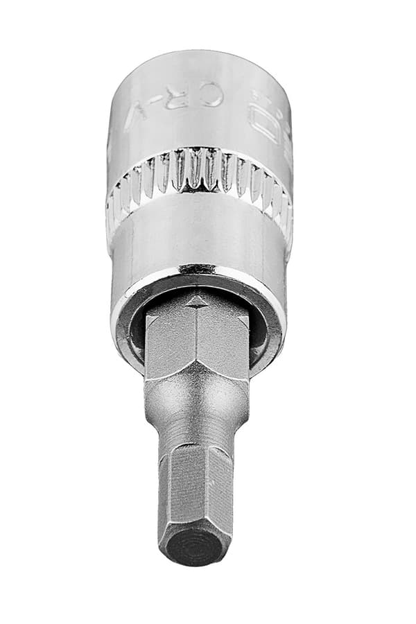 H4 sexkantsbits på 1/4" hylsa, kort, 37 mm