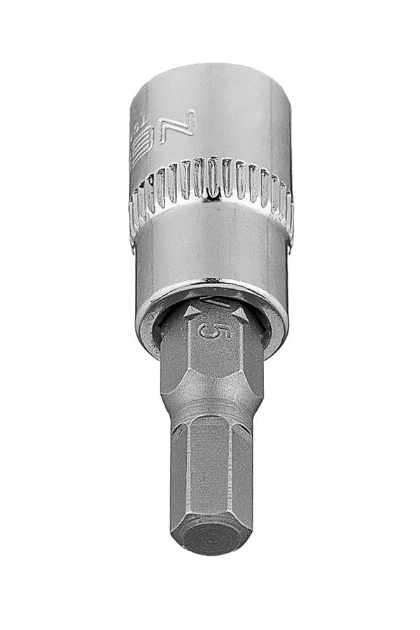H5 sekskantet bit på 1/4" fatning, kort, 37 mm