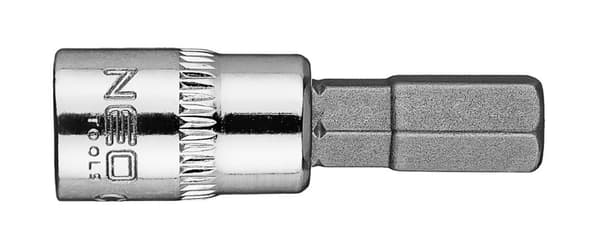H7 sekskantet bit på 1/4" fatning, kort, 37 mm