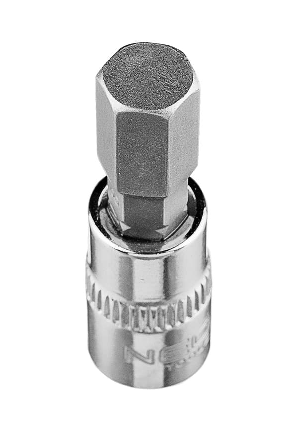 H8 sekskantet bit på 1/4" fatning, kort, 37 mm