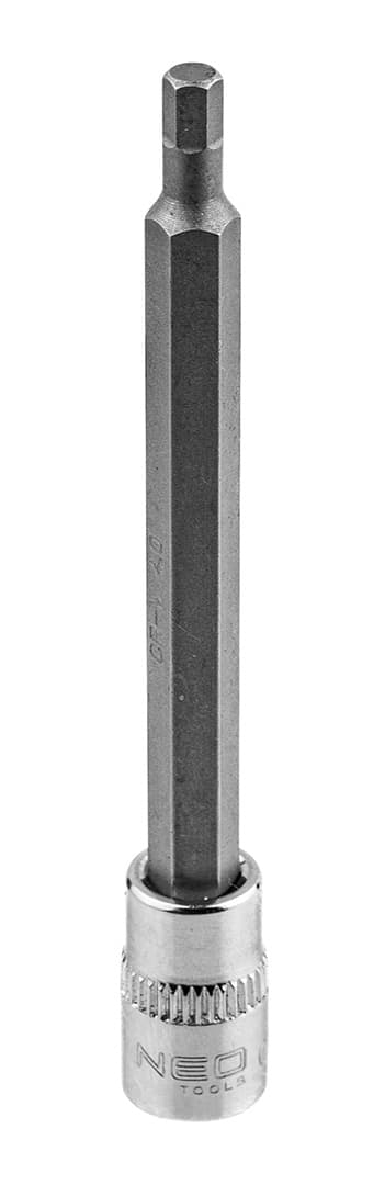 H4 sexkantsbits på 1/4" hylsa, lång, 87 mm