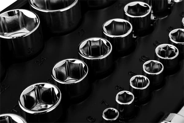 Topnøgler 1/4", 1/2", sæt med 110 stk., CrV