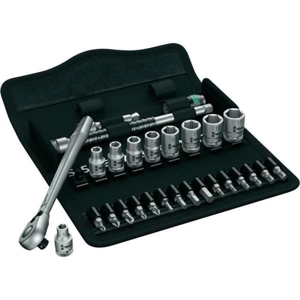 Spärrsats - WERA - Cyclops Metal 8100 SA 8 - Stål-krom-molybden - 141 mm