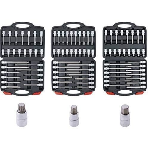 Kraftmann 5186 - Bits sortiment - 12,5 mm (1/2") - 88 stycken
