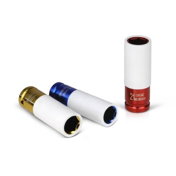 FORTUM Douilles 1-2“, 19mm, L 86mm, max. 565Nm