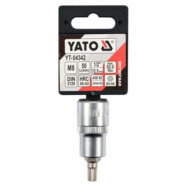 Adapter för fäste - Yato sockel - YT-04342 - Kanelad 1/2M8 x 55 mm