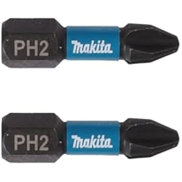Bits för skruv - MAKITA - B-63616 - PH2 - 25mm - Stål - 2 stycken
