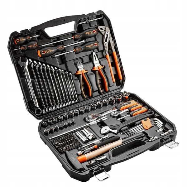 NEO TOOLS 08-945 työkalusarja 143 osaa.