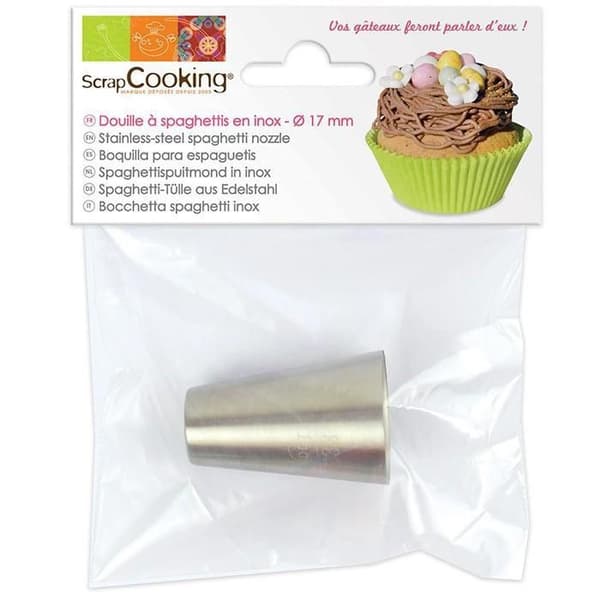 Matningsdosa - Scrapcooking - Spaghetti - Inox - 1,7 cm diametern - 4,5 cm höjd