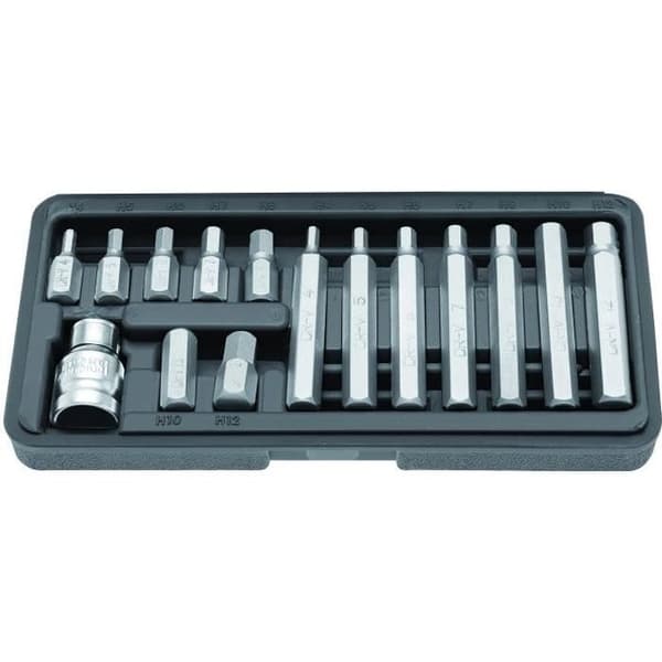 Hex / BTR / insexbitssats - 15 stycken. Storlekar: 4 till 12 mm