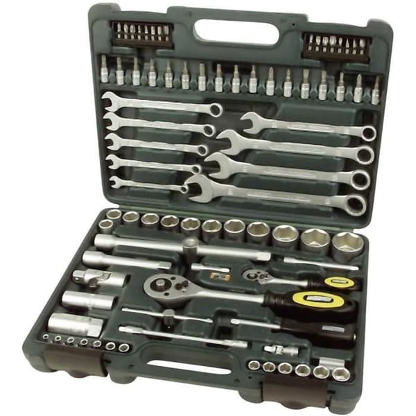 MANNESMANN Bits- och hylssats M29112 - CV - 1/2" + 1/4" - 82 delar