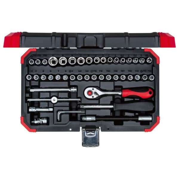Gedore röd Socket set 1-4", 46 delar - 3300052