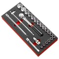 Miniatyrbild 1 av 2: FACOM FOAM MODUL SOCKETS 1/2' 6P