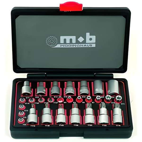 TORX SET UTTAG OCH SKRUVDRIVARE SOCKETS Fodral