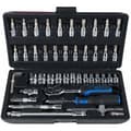 Miniatyrbild 2 av 2: KS Tools Hyls- och bitssats 48 st CHROME+ 1/4" 918.0648