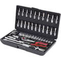 Miniatyrbild 1 av 2: KS Tools Hyls- och bitssats 48 st CHROME+ 1/4" 918.0648