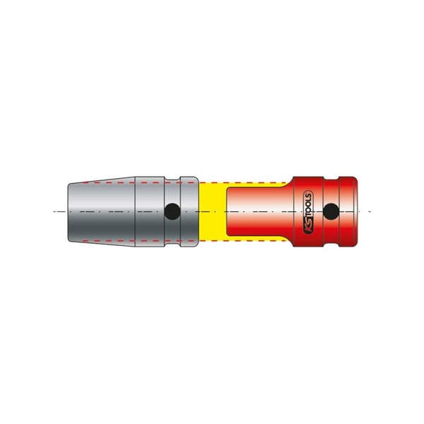 KS Tools Slaghylsa, sexkant, 12 st, 1/2" 515.0112