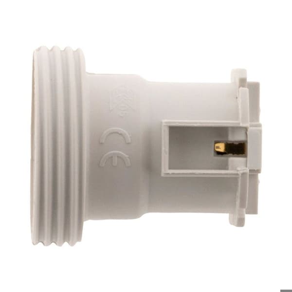 Bygglampor - Zenitech - E27 - Paket med 20 - Färg Vit - Utan ring