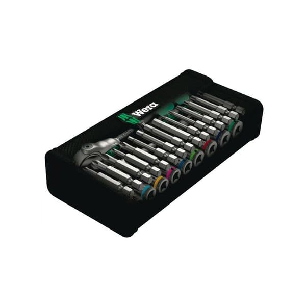 Wera 8100 SA 9 Zyklop Speed 1/4" spärrsats - 28 delar