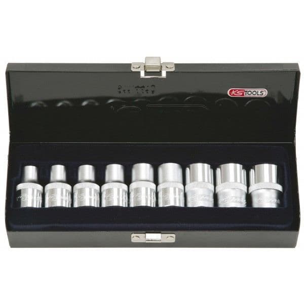 KS TOOLS 1/2 uttagssats - Torx E10-E11-E12-E14-E16-E18-E20-E22-E24 - Stål