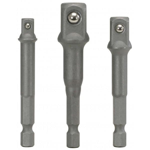 Set med 3 uttagshållare - KSTOOLS - 6,35 mm - 1/4" - 3/8" - 1/2"