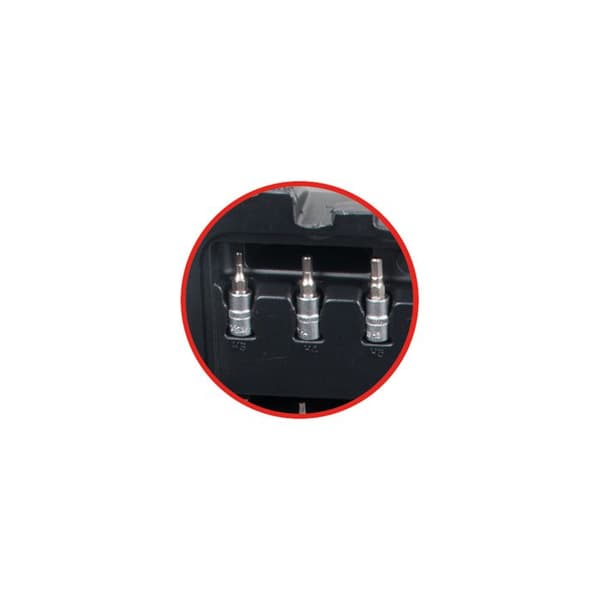 KS Tools Sockel och bitssats 216st 1/4" + 3/8" + 1/2" 917.0216