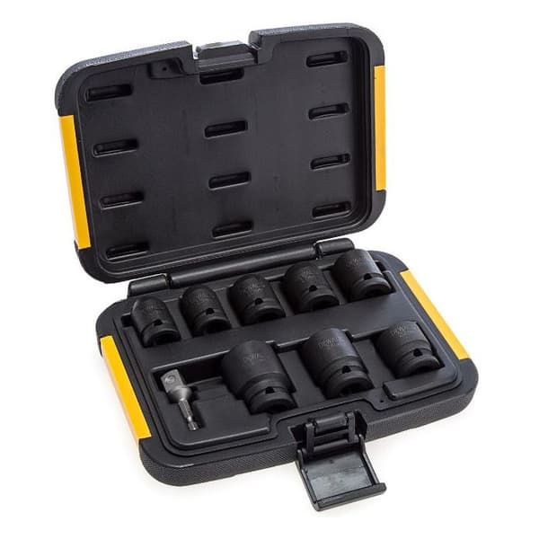 Låda med 8 slaghylsor 10-27 mm - DEWALT - DT7507-QZ