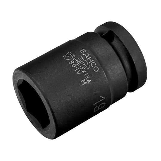 Bahco - Förstärkt skruvpropp 1/2" hexagonal profil 19 mm fosfatbehandlad - K7801VM-19