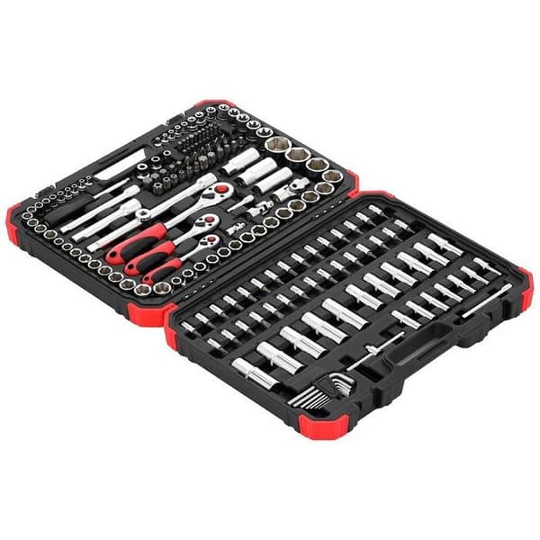 Sockelsammansättning - Gedore röd - R45603172 - 172 stycken - 1/4" 3/8" 1/2" - Röd
