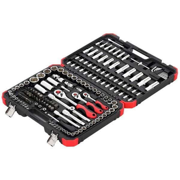 Sockelsammansättning - Gedore röd - R45603172 - 172 stycken - 1/4" 3/8" 1/2" - Röd