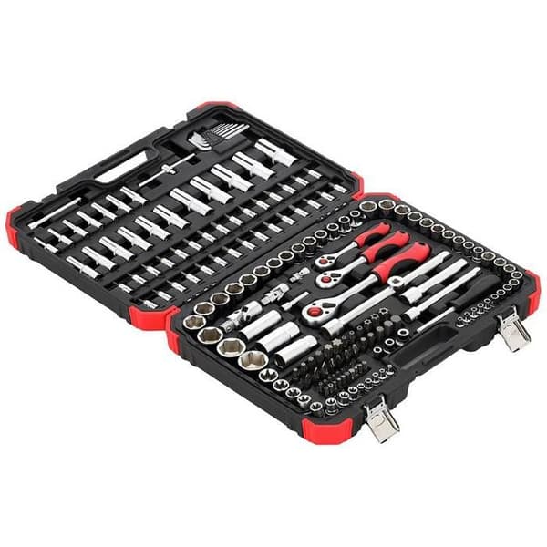 Sockelsammansättning - Gedore röd - R45603172 - 172 stycken - 1/4" 3/8" 1/2" - Röd