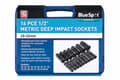 Miniatyrbild 1 av 2: Spärr - hylsa Blue spot tools - 01550 - BlueSpot Tools Metriska slaghylsor 1/2" 10-32 mm