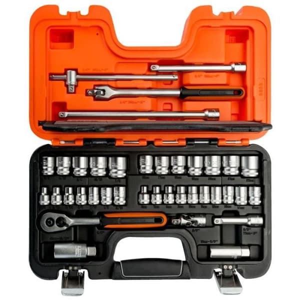 6-kantiga hylsor 3/8" (38 st) - BAHCO S380