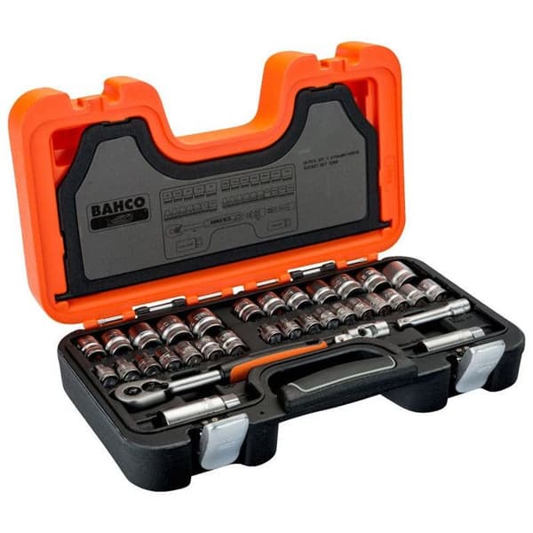 6-kantiga hylsor 3/8" (38 st) - BAHCO S380