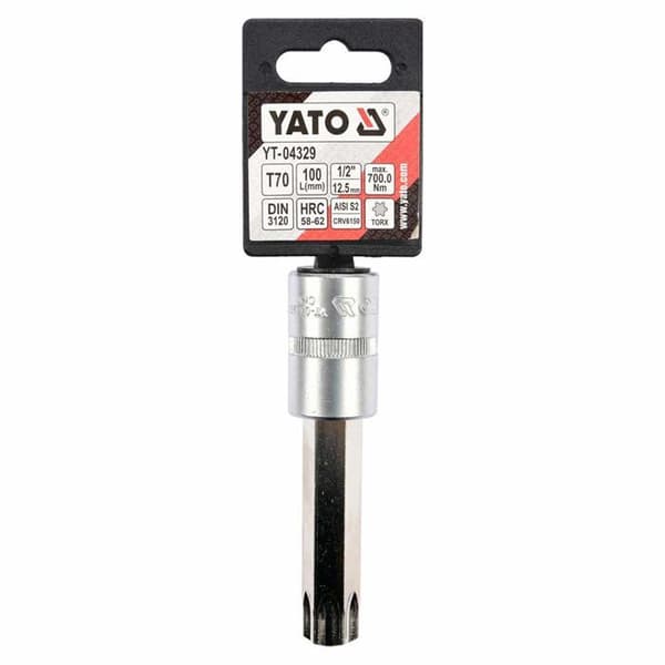 Douilles - ändtillbehör Yato - YT-04329 - Torx-hylsa 1/2T70 x 100 mm ()